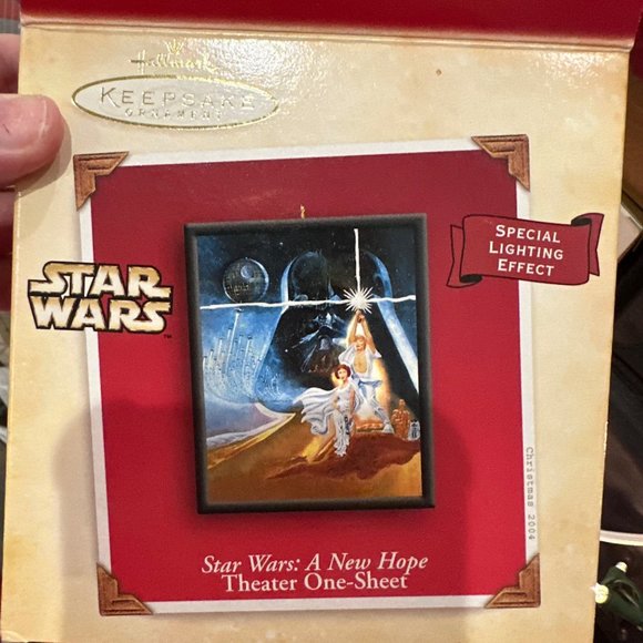 Hallmark Keepsake Ornament Star Wars A New Hope Theater One Sheet Christmas - Picture 6 of 13